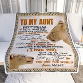 To My Aunt Blanket From Nephew Lion My Loving Father I Love You Personalized Blanket For Mom Mother S Day Gifts Blanket 2 Zbdtc7.jpg - demo10