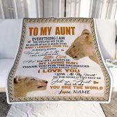 To My Aunt Blanket From Niece Lion My Loving Father I Love You Personalized Blanket For Mom Mother S Day Gifts Blanket 2 Wwyeir.jpg - demo10