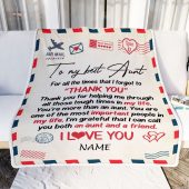 To My Aunt Blanket From Niece Nephew Air Mail Letter I Love You Best Aunt Personalized Blanket For Mom Mother S Day Gifts Blanket 2 L9c6fl.jpg - demo10