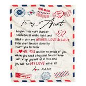 To My Aunt Blanket From Niece Nephew Air Mail Letter I Love You Personalized Blanket For Mom Mother S Day Gifts Blanket 1 Chwg5e.jpg - demo10