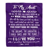 To My Aunt Blanket From Niece Nephew I Love You With A Special Love Personalized Blanket For Mom Mother S Day Gifts Blanket 1 Jdhxsj.jpg - demo10