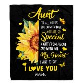 To My Aunt Blanket From Niece Nephew I Want To Say I Love You Sunfower Personalized Blanket For Mom Mother S Day Gifts Blanket 1 Oivy4a.jpg - demo10