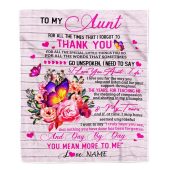 To My Aunt Blanket From Niece Nephew Wood Floral Butterfly Thank You I Love You Personalized Blanket For Mom Mother S Day Gifts Blanket 1 Ycn9ax.jpg - demo10