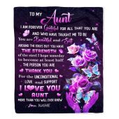 To My Aunt Blanket From Niece Thank You For Love Butterfly Personalized Blanket For Mom Mother S Day Gifts Blanket 1 Fmsh3x.jpg - demo10