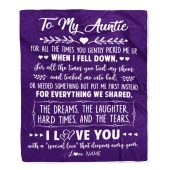To My Auntie Blanket From Niece Nephew I Love You With A Special Love Personalized Blanket For Mom Mother S Day Gifts Blanket 1 Yelvh8.jpg - demo10