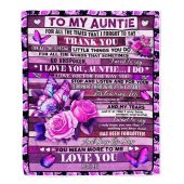 To My Auntie Blanket From Niece Nephew Wood Butterfly You Mean More To Me Personalized Blanket For Mom Mother S Day Gifts Blanket 1 Kwxrvy.jpg - demo10