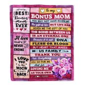 To My Bonus Mom Blanket From Stepdaughter Stepson Wood Thank You For Everything Step Personalized Blanket For Mom Mother S Day Gifts Blanket 1 Qyttmg.jpg - demo10