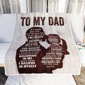 To My Dad Blanket From Daughter Wood Little Girl Thank You For Love Support Personalized Blanket For Mom Mother S Day Gifts Blanket 2 Jhc3nx.jpg - demo10