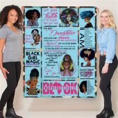 To My Daughter Black Girl Magic Mom Love You Unapologetically Gift Ideas Blanket Blankets For Mothers Day 2 R574lx.jpg - demo10
