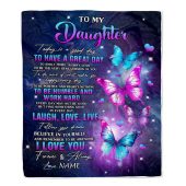 To My Daughter Butterfly Blanket From Mom Mother Every Day Laugh Love Live Mother Day Blanket Personalized Blanket For Mom 1 Wcxozs.jpg - demo10
