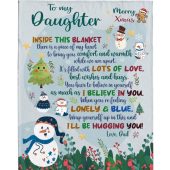 To My Daughter Christmas Gift Ideas Xmas Dad Love You Blanket Blankets For Mothers Day 1 R3dvkk.jpg - demo10