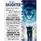 To My Daughter Dad Love You Lion Gift Ideas Blanket Blankets For Mothers Day 1 Piufql.jpg - demo10