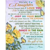 To My Daughter I Love You Gift Ideas From Mom Blanket Blankets For Mothers Day 1 Ftptc0.jpg - demo10
