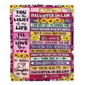 To My Daughter In Law Blanket From Mother In Law Sunflower My Favorite Daughter In Law Mother Day Blanket Personalized Blanket For Mom 1 Wdjse6.jpg - demo10