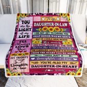 To My Daughter In Law Blanket From Mother In Law Sunflower My Favorite Daughter In Law Mother Day Blanket Personalized Blanket For Mom 2 Dt7ebf.jpg - demo10