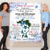 To My Daughter Mom Love You Forever Gift Ideas Blanket Blankets For Mothers Day 3 Hx8g6n.jpg - demo10