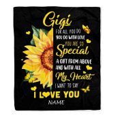 To My Gigi Blanket From Grandkids Granddaughter I Want To Say I Love You Sunfower Mother Day Blanket Personalized Blanket For Mom 1 V8fxyq.jpg - demo10