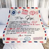 To My Gigi Blanket From Grandkids Grandson Air Mail Letter I Love You Mother Day Blanket Personalized Blanket For Mom 2 Jljhuw.jpg - demo10
