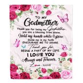 To My Godmother Blanket From Goddaughter Godson Thank You For Being My Mother Day Blanket Personalized Blanket For Mom 1 Tg0v1y.jpg - demo10