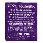 To My Godmother Blanket From Goddaughter I Love You With A Special Love Mother Day Blanket Personalized Blanket For Mom 1 Ziij5b.jpg - demo10