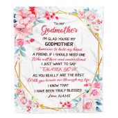 To My Godmother Blanket From Goddaughter Floral I M Glad You Re My Mother Day Blanket Personalized Blanket For Mom 1 Disb6p.jpg - demo10