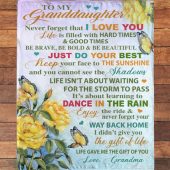To My Granddaughter I Love You Gift Ideas From Grandma Blanket Blankets For Mothers Day 2 Pzzi1o.jpg - demo10