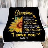 To My Grandma Blanket From Grandkids Granddaughter I Want To Say I Love You Mother Day Blanket Personalized Blanket For Mom 2 Bt75is.jpg - demo10