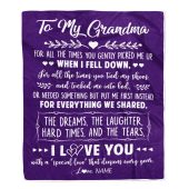 To My Grandma Blanket From Grandkids I Love You With A Special Love Mother Day Blanket Personalized Blanket For Mom 1 Dpuerl.jpg - demo10