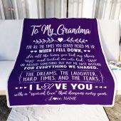 To My Grandma Blanket From Grandkids I Love You With A Special Love Mother Day Blanket Personalized Blanket For Mom 2 Ufwnpy.jpg - demo10