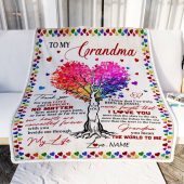 To My Grandma Blanket From Grandkids Never Forget That I Love You You Mean The World To Me Mother Day Blanket Personalized Blanket For Mom 2 Pk3wvd.jpg - demo10