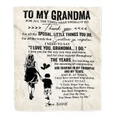 To My Grandma Blanket From Grandson For All The Times That I Forgot To Thank You Mother Day Blanket Personalized Blanket For Mom 1 Qrrmit.jpg - demo10