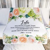 To My Lala Blanket From Grandkids How Much We Love You Flower Mother Day Blanket Personalized Blanket For Mom 2 Cf95lh.jpg - demo10