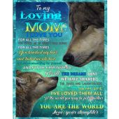 To My Loving Mom I Love Mother For All The Times You Are The World Daughter S Gift Wolf Black Plush Blanket Blankets For Mothers Day 1 Tt9vrk.jpg - demo10