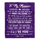 To My Mamaw Blanket From Grandkids I Love You With A Special Love Mother Day Blanket Personalized Blanket For Mom 1 On0www.jpg - demo10