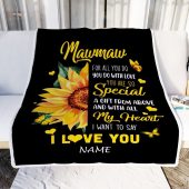 To My Mawmaw Blanket From Grandkids Granddaughter I Want To Say I Love You Sunfower Mother Day Blanket Personalized Blanket For Mom 2 Qs79el.jpg - demo10
