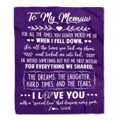 To My Memaw Blanket From Grandkids I Love You With A Special Love Mother Day Blanket Personalized Blanket For Mom 1 Lxnjav.jpg - demo10