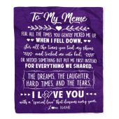 To My Meme Blanket From Grandkids I Love You With A Special Love Mother Day Blanket Personalized Blanket For Mom 1 Ahuazj.jpg - demo10