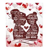 To My Mom Blanket From Daughter I Love You With All My Heart Thank You Mom Mother Day Blanket Personalized Blanket For Mom 1 Yj9fui.jpg - demo10