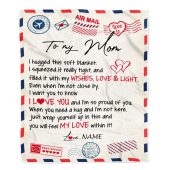 To My Mom Blanket From Daughter Son Air Mail Letter I Love You Mother Day Blanket Personalized Blanket For Mom 1 T40elc.jpg - demo10