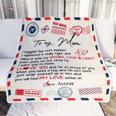 To My Mom Blanket From Daughter Son Air Mail Letter I Love You Mother Day Blanket Personalized Blanket For Mom 2 Vixijb.jpg - demo10