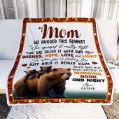 To My Mom Blanket From Daughter Son Bear I Love You Mom Mother Day Blanket Personalized Blanket For Mom 2 Tjzvre.jpg - demo10