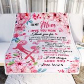 To My Mom Blanket From Daughter Son I Love You Mom Thank You Mother Day Blanket Personalized Blanket For Mom 2 Dxhwge.jpg - demo10