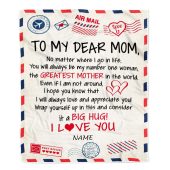 To My Mom Blanket From Daughter Son Letter Air Mail Best Mom Hug Mother Day Blanket Personalized Blanket For Mom 1 Yo3ayr.jpg - demo10
