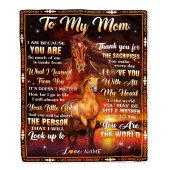 To My Mom Blanket From Daughter Thank You For The Sacrifices Horse Mother Day Blanket Personalized Blanket For Mom 1 T8hats.jpg - demo10