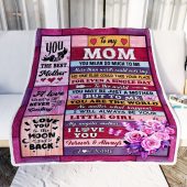 To My Mom Blanket From Daughter Wood Butterfly Love My Angelic Mother Day Blanket Personalized Blanket For Mom 2 Idsj5x.jpg - demo10