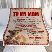 To My Mom Blanket From Son Lion I Know It S Not Easy For A Man To Raise A Child Mother Day Blanket Personalized Blanket For Mom 2 Zvoyzg.jpg - demo10
