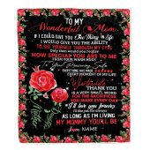 To My Mom Blanket From Daughter If I Could Give You One Thing In Life Mom Mother Day Blanket Personalized Blanket For Mom 1 Xj1rxc.jpg - demo10