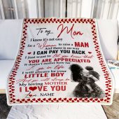 To My Mom Blanket From Son You Are Appeciated My Loving Mother Mom Mother Day Blanket Personalized Blanket For Mom 2 R2gnm6.jpg - demo10