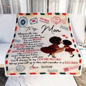 To My Mom From Daughter Air Mail Whenever Life Tries To Knock You Down Mother Day Blanket Personalized Blanket For Mom 2 K5jxey.jpg - demo10