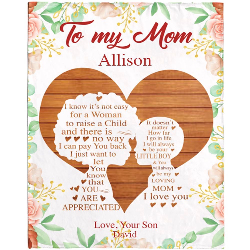 To My Mom From Son Mothers Day Gift Ideas Love Mom Blanket, Blankets For Mothers Day To My Mom From Son Mothers Day Gift Ideas Love Mom Blanket, Blankets For Mothers Day